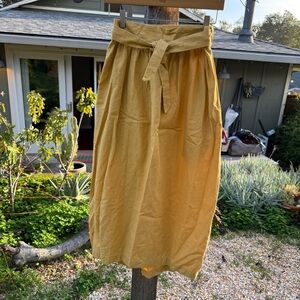 Aliya Wanek Yellow Skirt